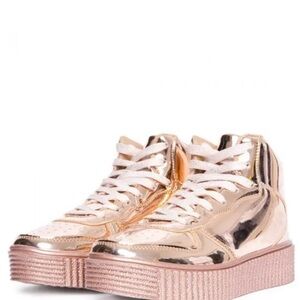 Cape Robbin Rose Robbin Hightop Sneakers size 5